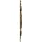 Ekena Millwork Katheryn Ceiling Medallion, Hand-Painted Mississippi Mud Crackle, 22 1/2"W x 30 3/8"H x 1 1/2"P CM30KTMMC - alternate 2